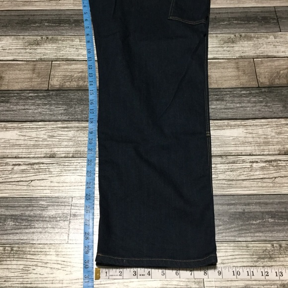 Carhartt Relaxed Fit Double Knee Work Jeans Men’s 40x30 Dark Wash Blue Denim - Picture 2 of 10